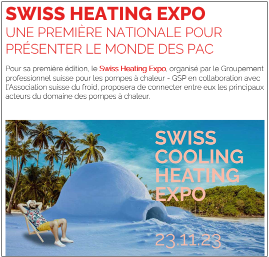 swiss heating expo 2023